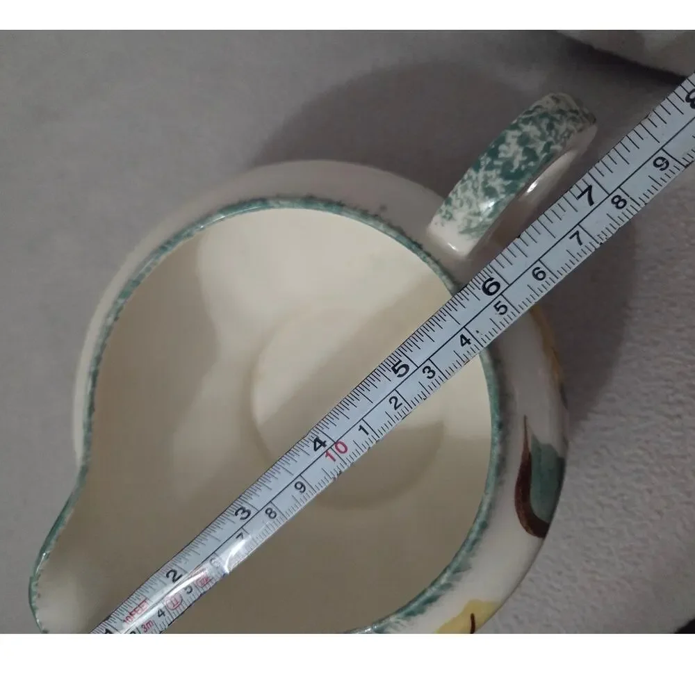 Blue Ridge Southern Pottery Yellow Flower CREAMER Hand Painted